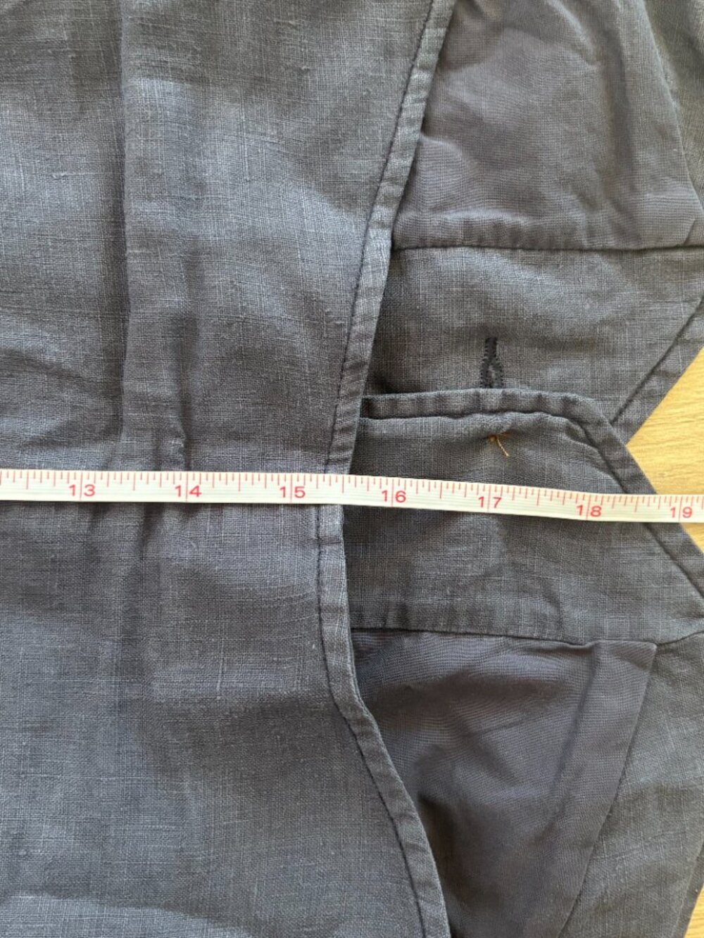 Faherty Monterey Linen Vest Women's XS Blue Summer Lightweight Minimalist Beach - Picture 7 of 10